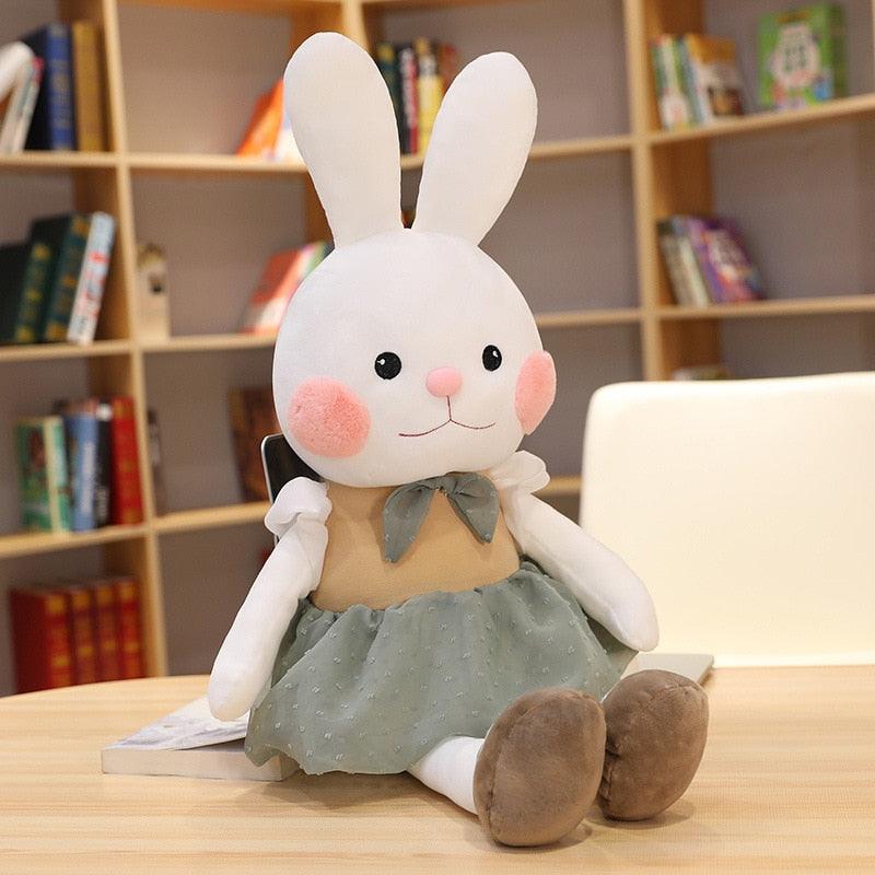 17.5" - 21.5"  Adorable Bunny Rabbit Plushy Toys with Clothes - Plushies