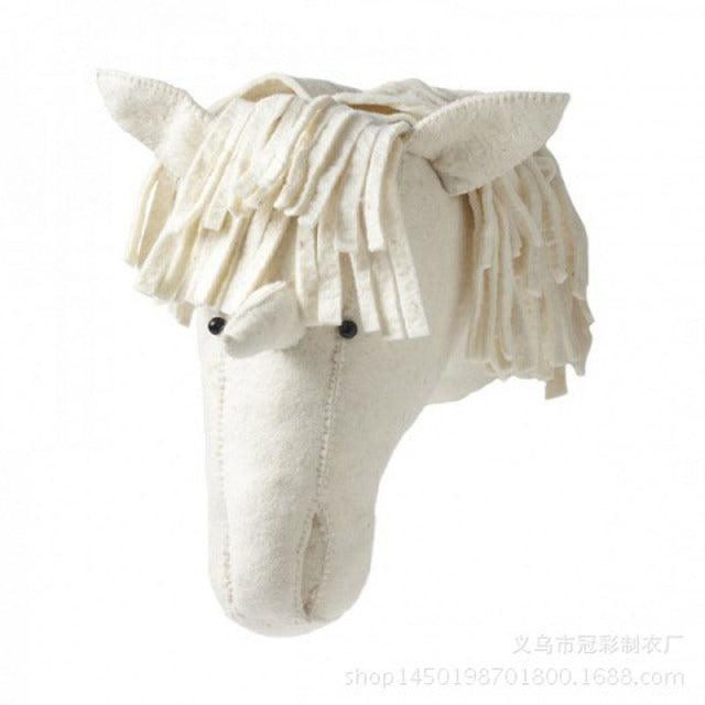 Wall Mounted Head Dolls Stuffed Animals - Plushies