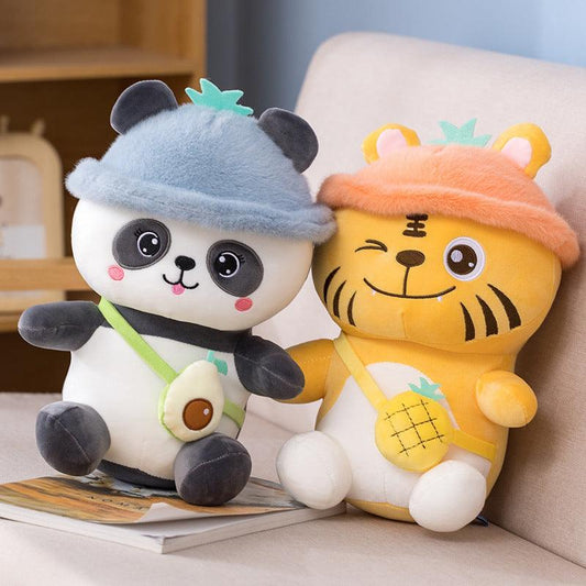 Cute Panda and Tiger Plush Stuffed Animals - Plushies
