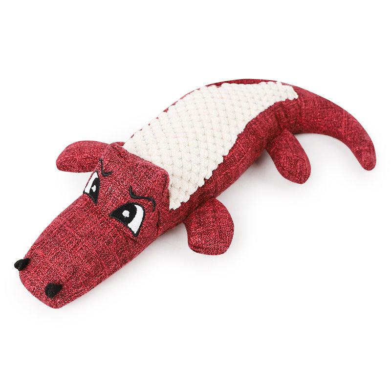 Crocodile Shaped Dog Chew Toys - Plushies