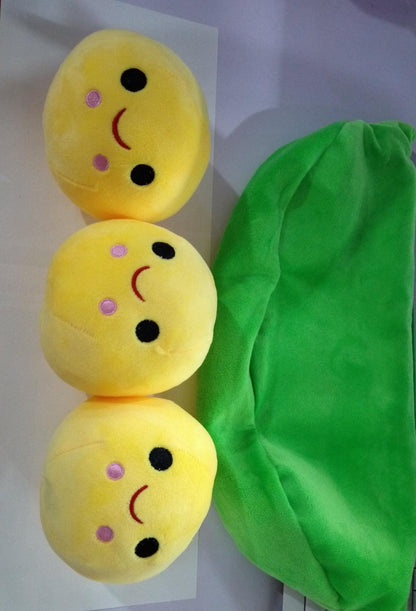 3 Peas in a Pod Stuffed Plushie - Plushies