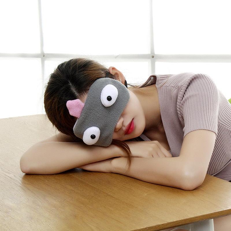 Funny Cartoon Eyes Sleep Masks - Plushies