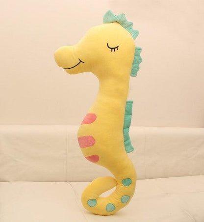 Giant Seahorse Plush Stuffed Animal - Plushies