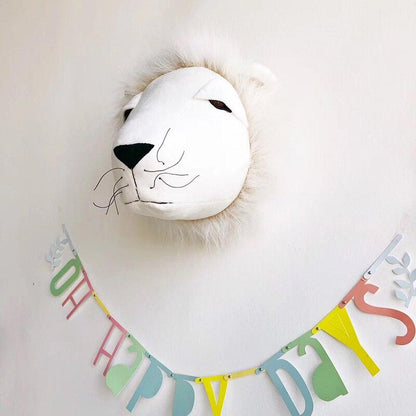 Nordic Stuffed Animal Head Wall Decoration - Plushies