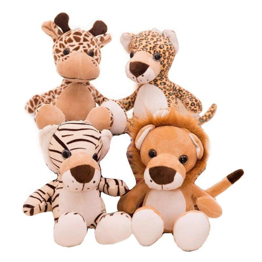 Cute Small Jungle Animal Plush Toys - Plushies