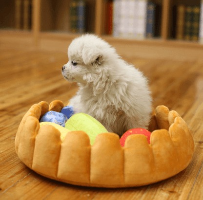 Funny Fruit Tart Cat Pet Dog Bed, Kennel - Plushies