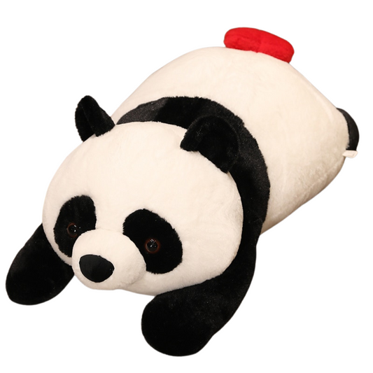 Cute Super Soft Panda Plushie with a Heart Shaped Tail - Plushies
