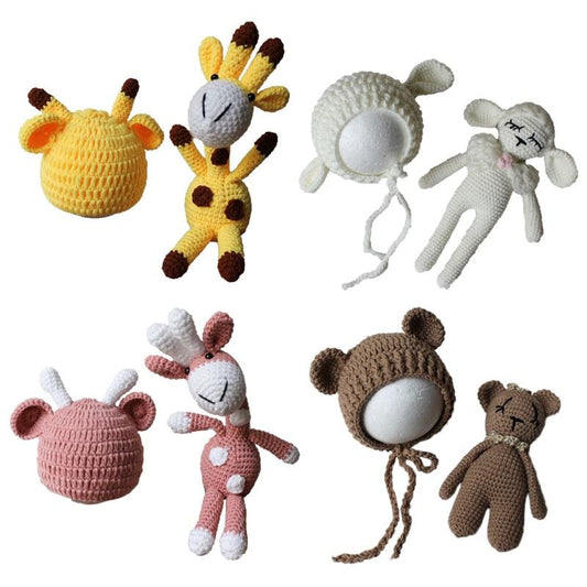 Newborn Baby Animal Dolls - Plushies