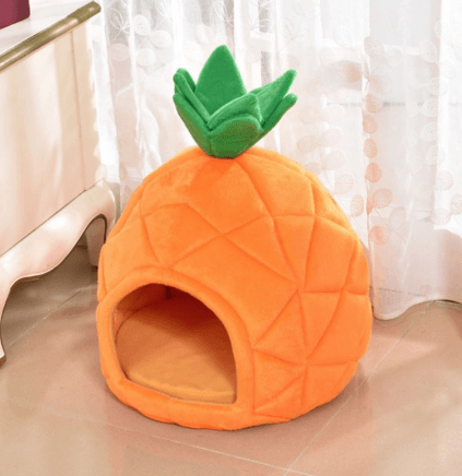 Orange Pineapple Cat Bed - Plushies