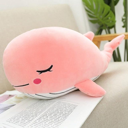Soft Whale Stuffed Animal Pillow - Plushies