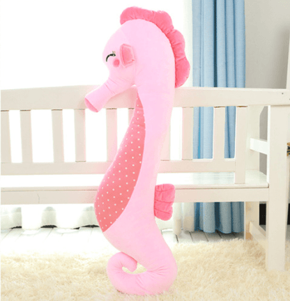 Giant Seahorse Plush Stuffed Animal - Plushies