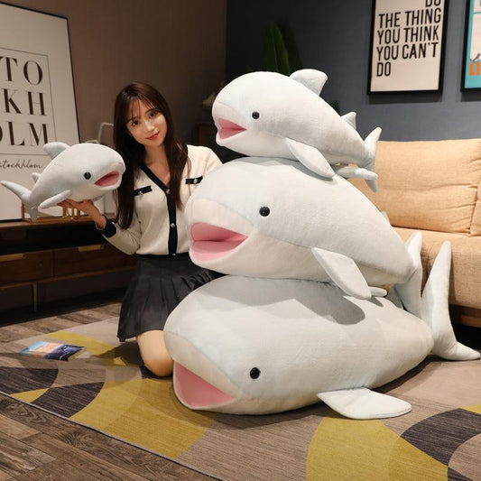 Kawaii Cartoon Whale Hug Pillows - Plushies