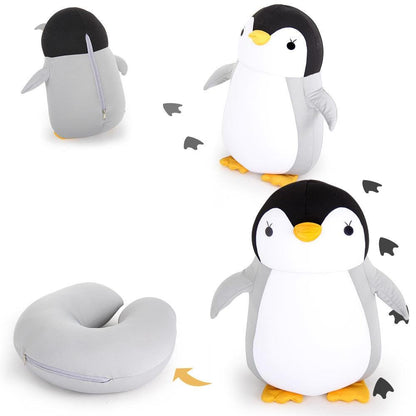 Cute Reversible U-Neck Support Pillow Plush Toys - Plushies