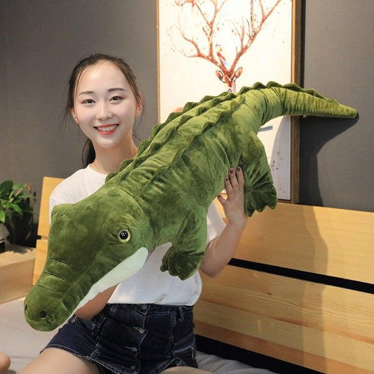 Cute Realistic Crocodile Plush Pillow - Plushies