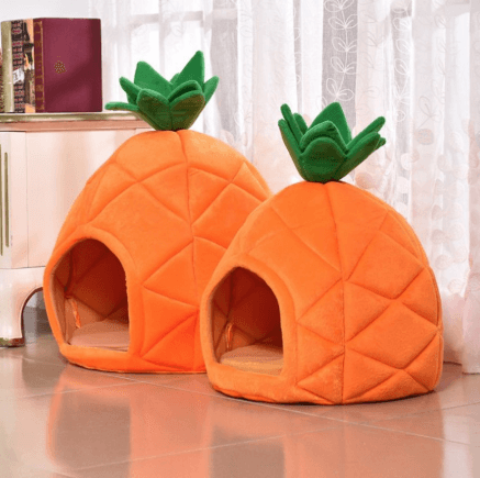 Orange Pineapple Cat Bed - Plushies