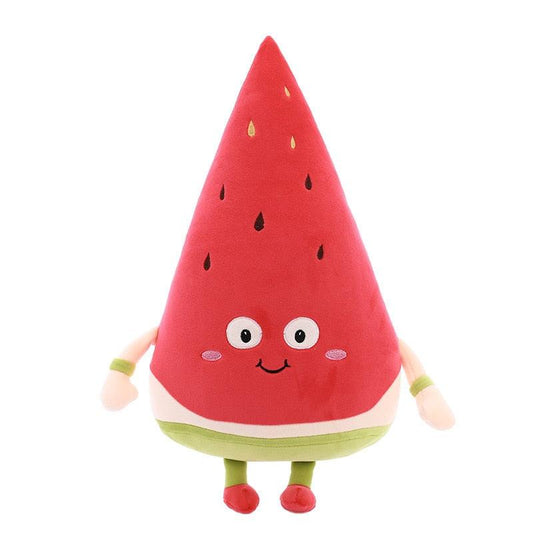 Kawaii Smiling Watermelon Plush Toy - Plushies