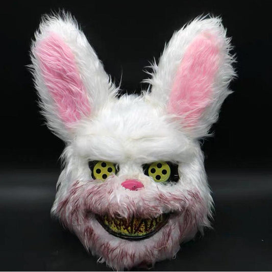 Evil Bloody Bunny Rabbit Halloween Horror Mask Plush - Plushies