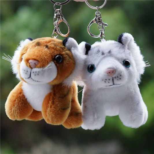 Kawaii Tiger Keychain Plush Toy - Plushies