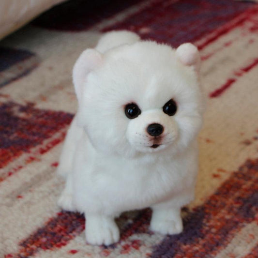 Realistic Pomeranian Dog Stuffed Animal - Plushies
