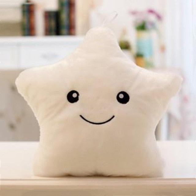 Luminous Pillow Star Shape Soft Cute Plush Stuffed Glowing Cushion - Plushies