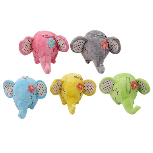 Floral Stuffed Elephant Toy - Plushies