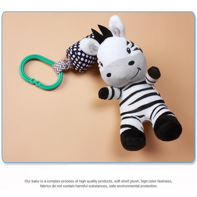 Baby Rattle Toys Cartoon Zebra - Plushies