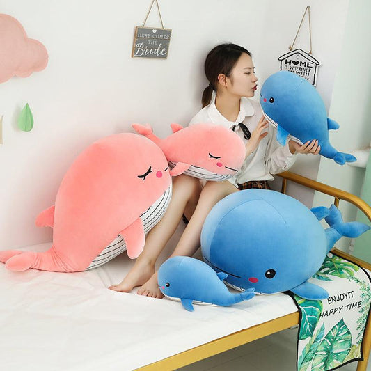 Huggable Whale Plush Toys - Plushies