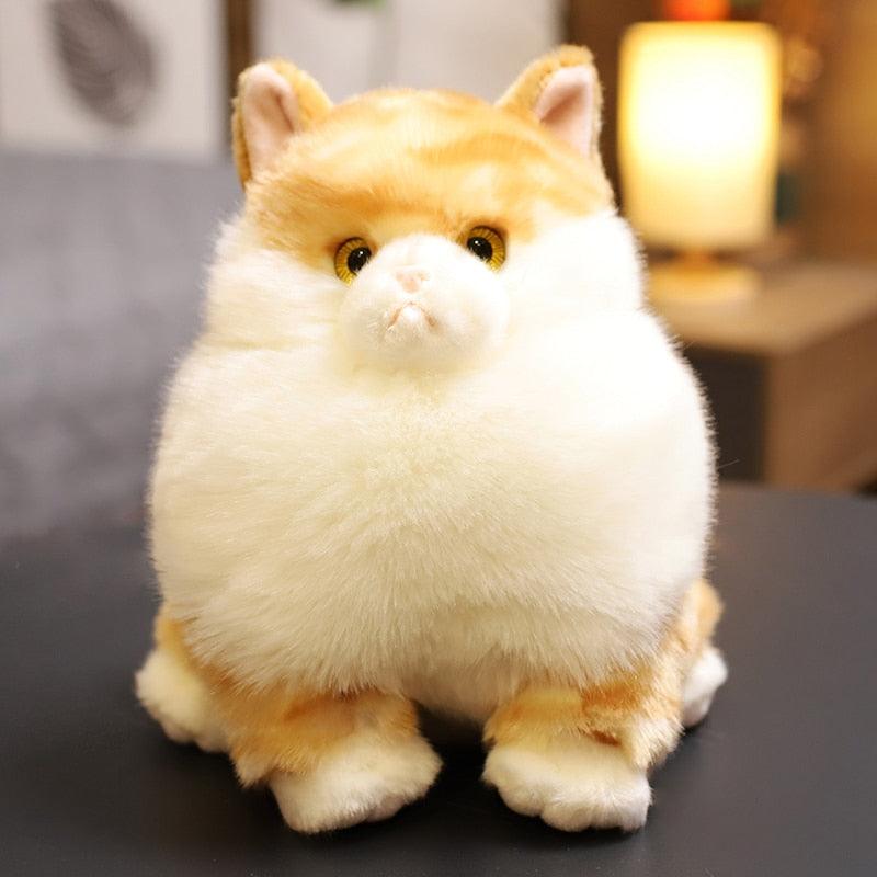 Adorable Fuzzy Mane Kitty Cat Stuffed Animals - Plushies