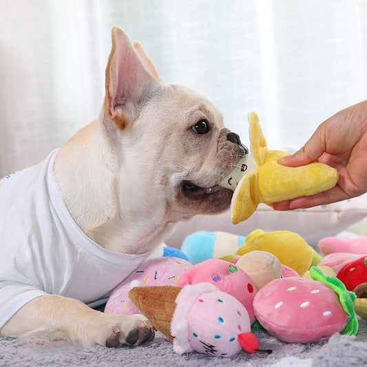 Adorable Food Puppy Pet Toys - Plushies