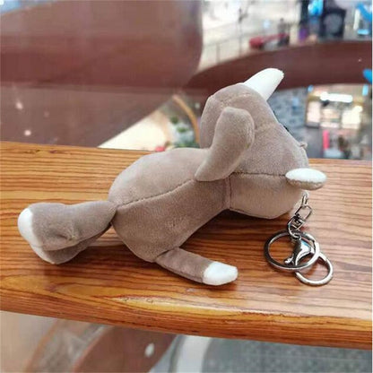 Super Cute Rhino Plush Keychains - Plushies