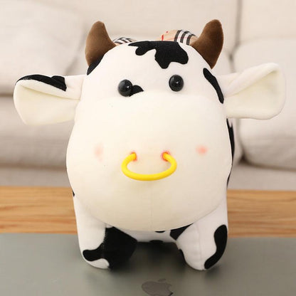 Cute Cow Plush Toy with a Nose Ring - Plushies