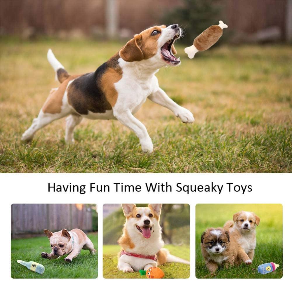 Adorable Food Puppy Pet Toys - Plushies