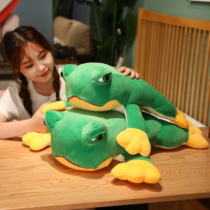 Realistic Green Tree Frog Plush Toys - Plushies
