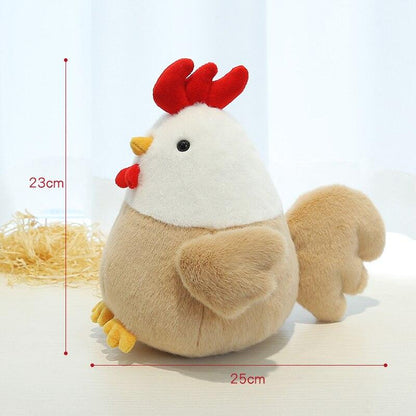 Super Cute and Soft Rooster Chicken Plush Toy - Plushies