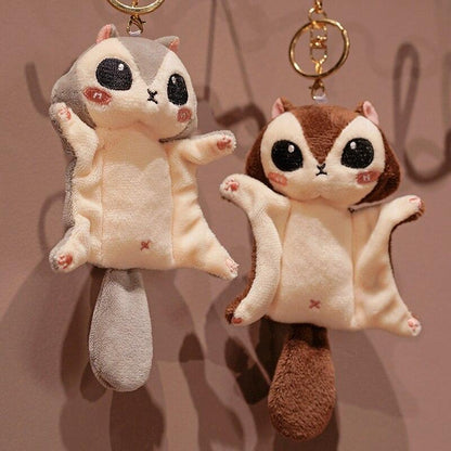 Super Cute Flying Squirrel Plush Keychains - Plushies