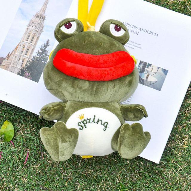 Spring Frog Plush Zipper Bag - Plushies