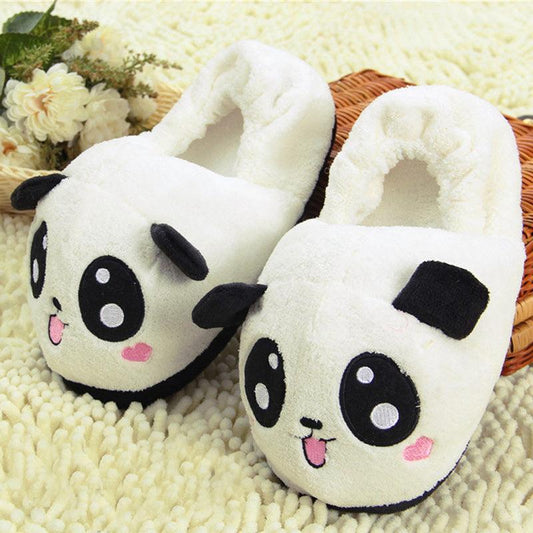 Cute Funny Panda Eyes Slippers - Plushies