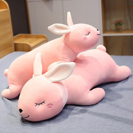 Large Sweet Soft Pink Rabbit Plush Toys - Plushies