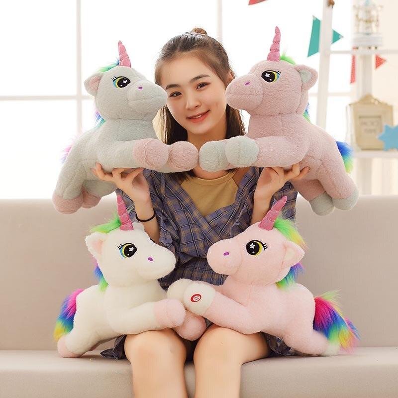 17" unicorn plush light up toys for Children - Plushies