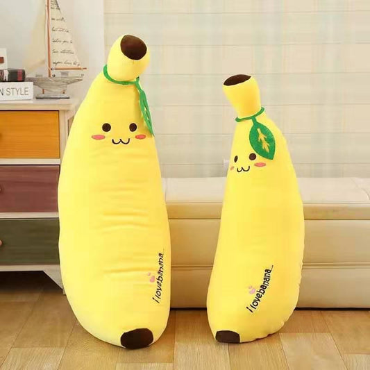 Cute Banana Soft Stuffed Plush Pillow Toy - Plushies