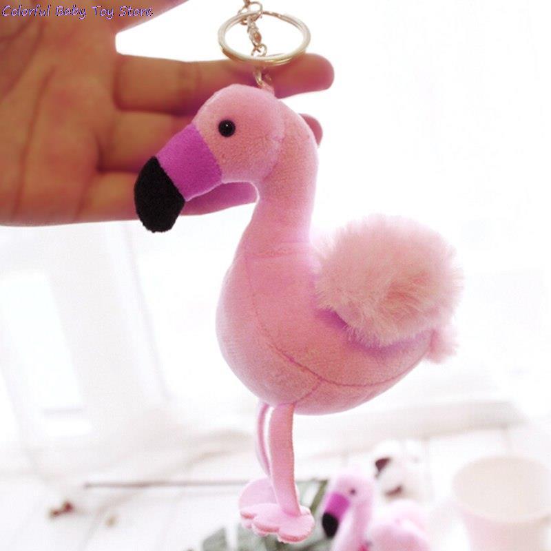 Cute Flamingo Plush Toy Keychain - Plushies