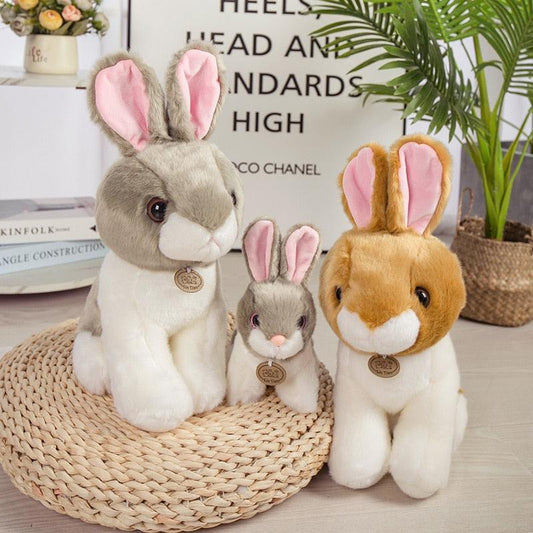 Real Lifelike Rabbit Stuffed Animals - Plushies