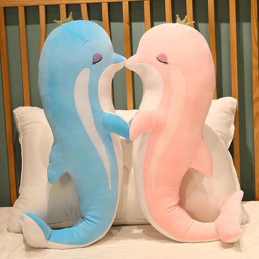 Big Lovely Heart Shaped Dolphin Plush Toys - Plushies