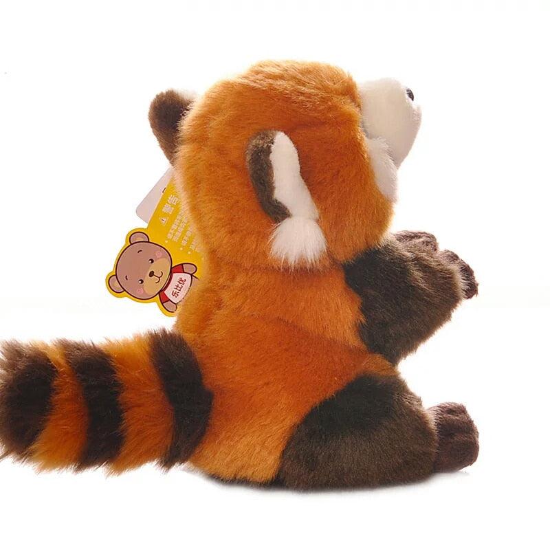 7" Lifelike Sitting Red Panda Plush Toy - Plushies