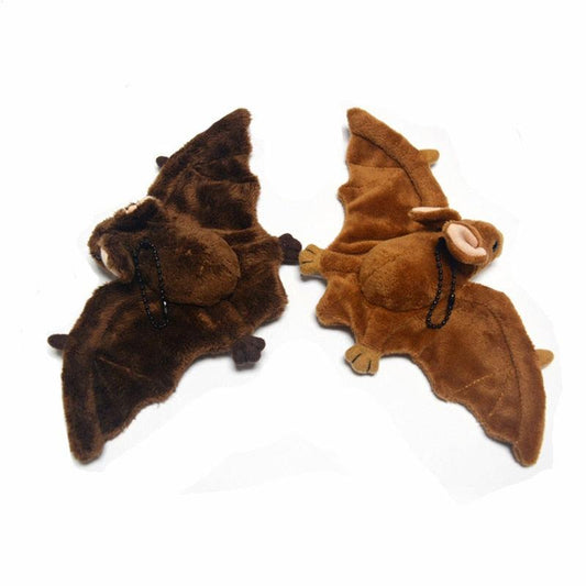4.5" Real Life Dark Bats Plush Toy, Realistic Wild Animals Stuffed Toys - Plushies