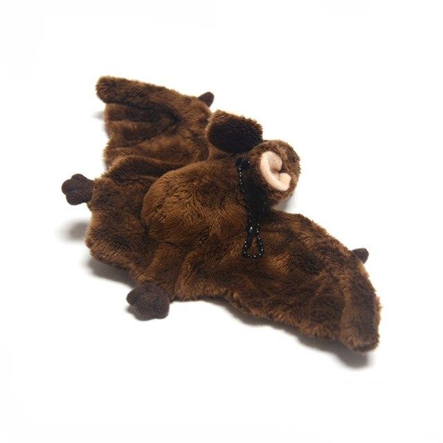 4.5" Real Life Dark Bats Plush Toy, Realistic Wild Animals Stuffed Toys - Plushies