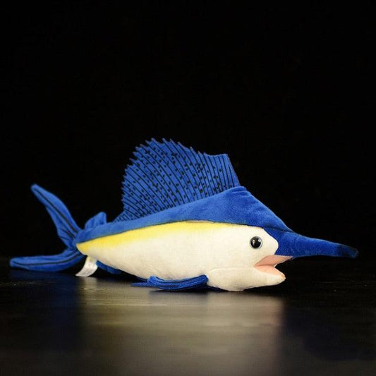 17"  Lifelike, Realistic Sailfish Fish Plush Toy Stuffed Animal - Plushies
