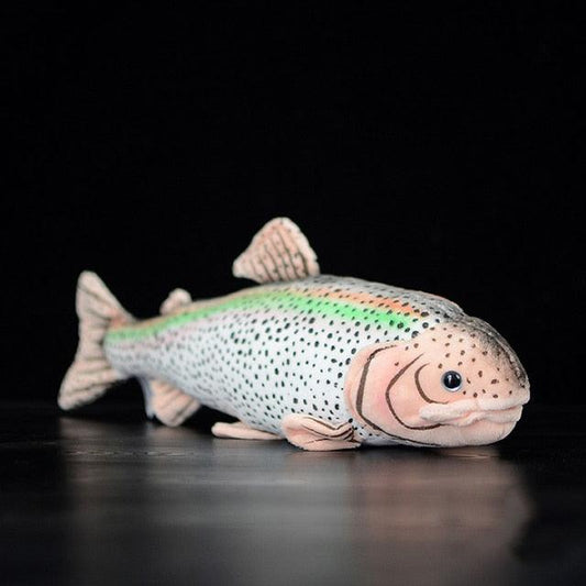 17" Trout Plush Toy,  Lifelike, Realistic Fish Plush Toys Stuffed Animal Dolls - Plushies