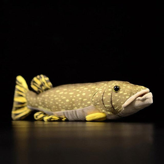 17"  Northern Pike Plush Toy,  Lifelike, Realistic Fish Plush Toys Stuffed Animal Dolls - Plushies