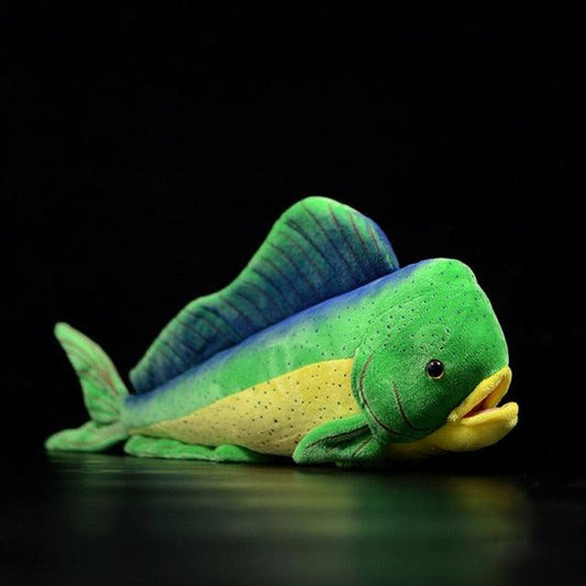 17"  Dolphin Fish Plush Toy,  Lifelike, Realistic Fish Plush Toys Stuffed Animal Dolls - Plushies